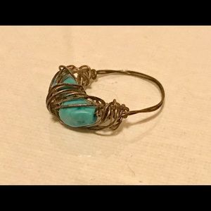 Turquoise Ring Sz 9